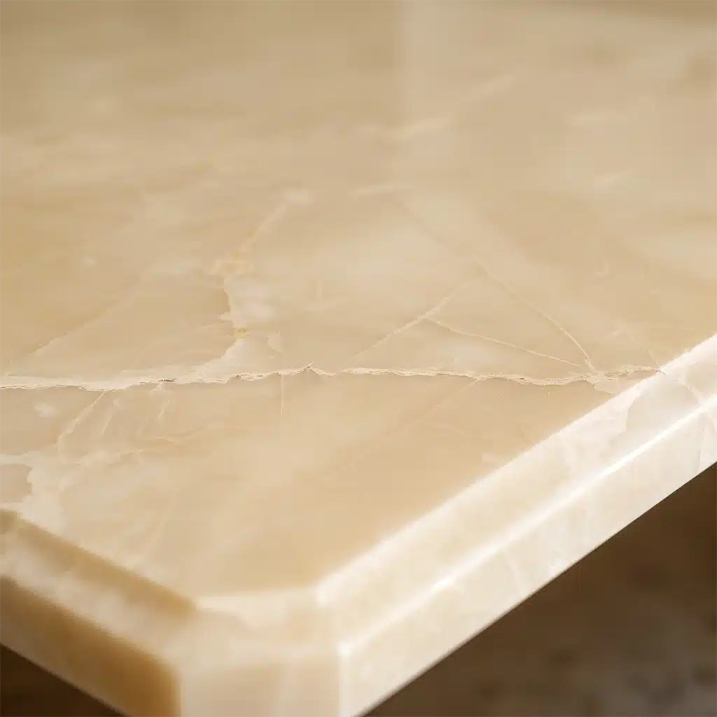 White Marble Worktop Edge - The Reigate Marble Shop