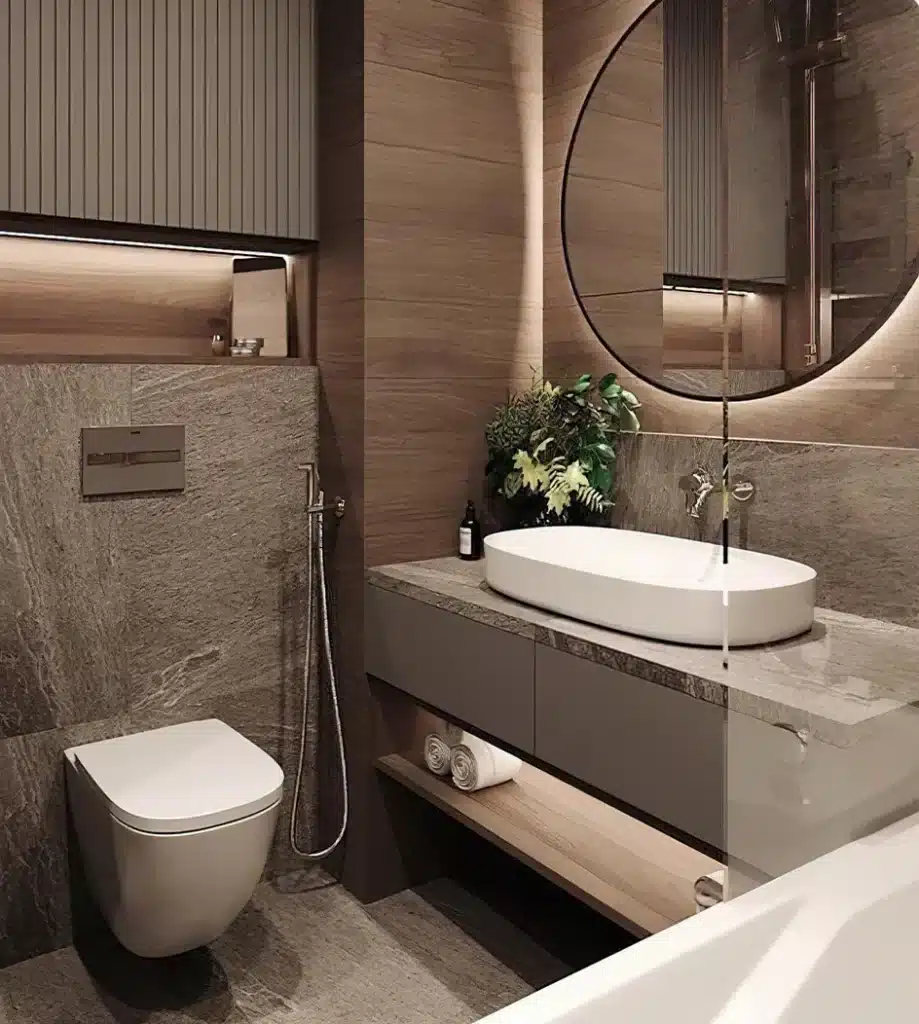 Marble Bathroom Installed by The Marble Shop Reigate