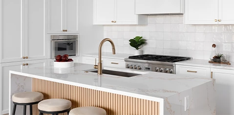 CRL Stone Quartz Kitchen - Marble Shop Reigate