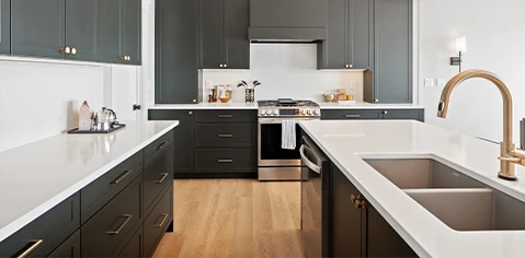 Caesarstone Quartz Kitchen - The Marble Shop Reigate