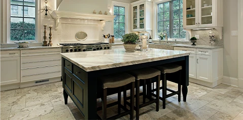 Radianz Quartz Kitchen - Marble Shop Reigate